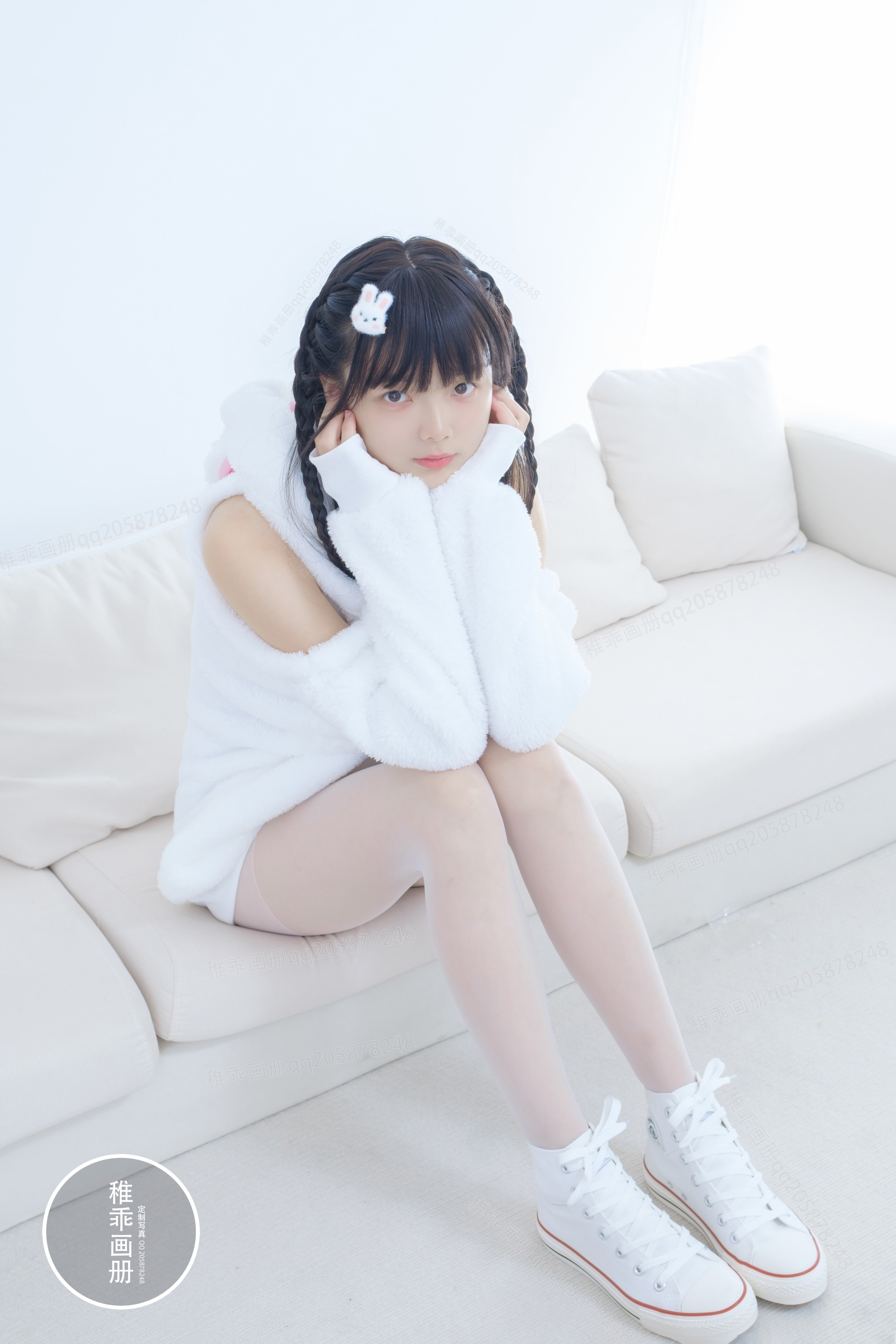 稚乖画册 - NO.017 晴空 赤西夜夜 白丝双马尾[80P1V]-XikXak
